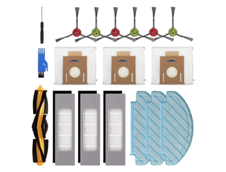 18pcs para ecovacs deebot ozmo t8 aivi t8 max t8 t9 series acessórios