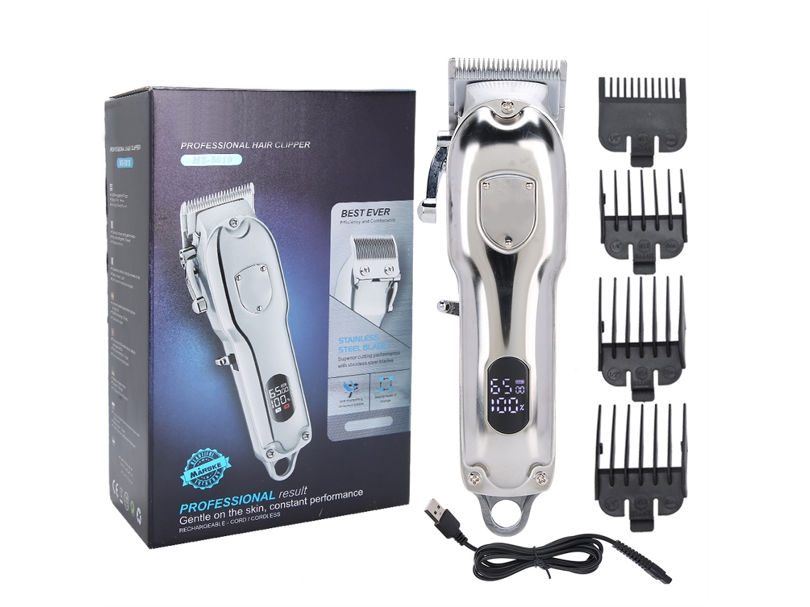 Cortadora De Cabello Eléctrica Recargable Para Salón Y Hogar, Máquina De Cortar Pelo