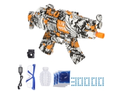 Juguete Eléctrico De Lanzamiento De Agua, Juego Automático De Bolas De Gel Para Niños De 14 Años En Adelante, Color Naranja, 30.000 Bolas.