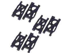 Juego de brazos de suspensión Zpshyd RC para coche Wltoys 144001 1/14 Vayotoy RC (negro)