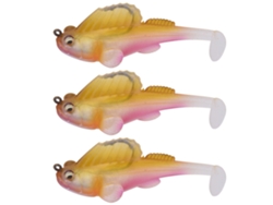 Juego De 3 Señuelos Artificiales Fat Head Swimbaits Para Pesca, Accesorios 002