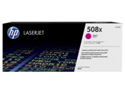 Cartucho de tóner original LaserJet HP 508X magenta de alta capacidad para Laserjet Enterprise series M552