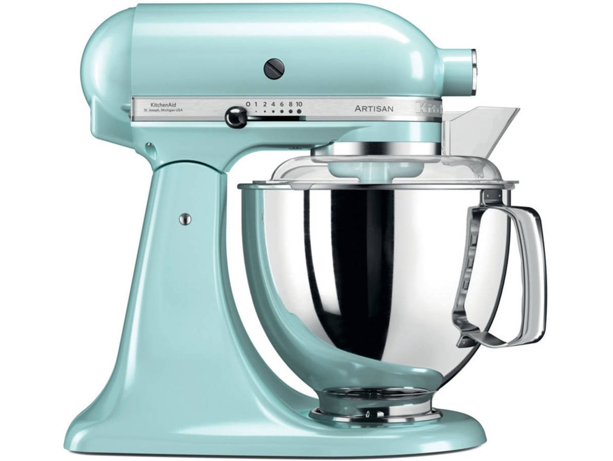 Robot de cocina KITCHENAID Artisan 5KSM175PSEIC (4.8 L - 300 W - 4 accesorios)