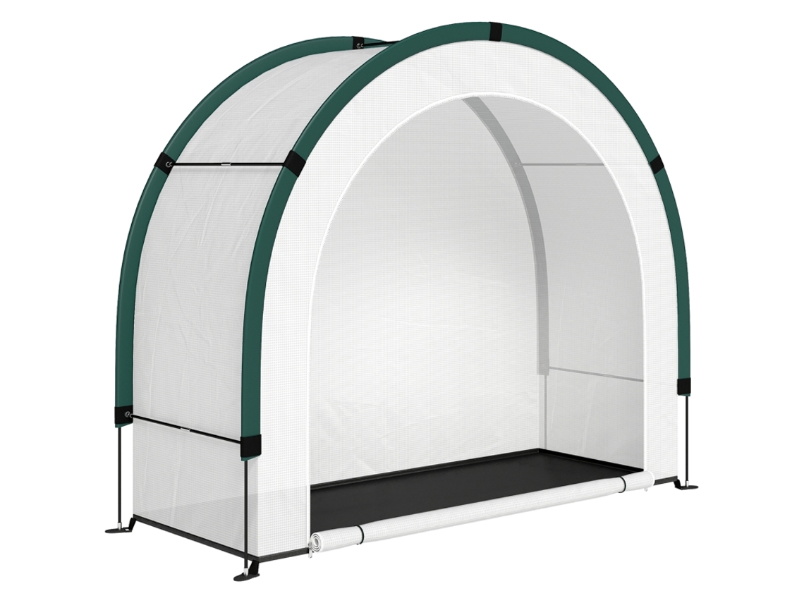 Invernadero Con Techo Abovedado,invernadero Plegable De Lámina De Aluminio De 200x80x164 Cm,verde.