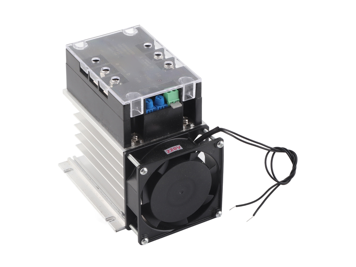Veloriskku-controlador De Arranque Suave Para Motor Monofásico/bifásico Acessório De Controle Industrial Com Base De Alumínio