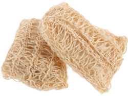 Juego de 2 esponjas de baño naturales, esponja corporal exfoliante suave para limpieza profunda y Gokoco