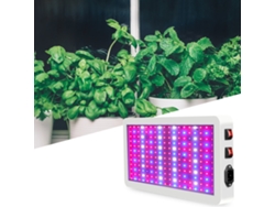 Lámpara Led De Espectro Completo Con Panel De 216 Led Para Plantas De Interior E Invernaderos Hidropónicos.