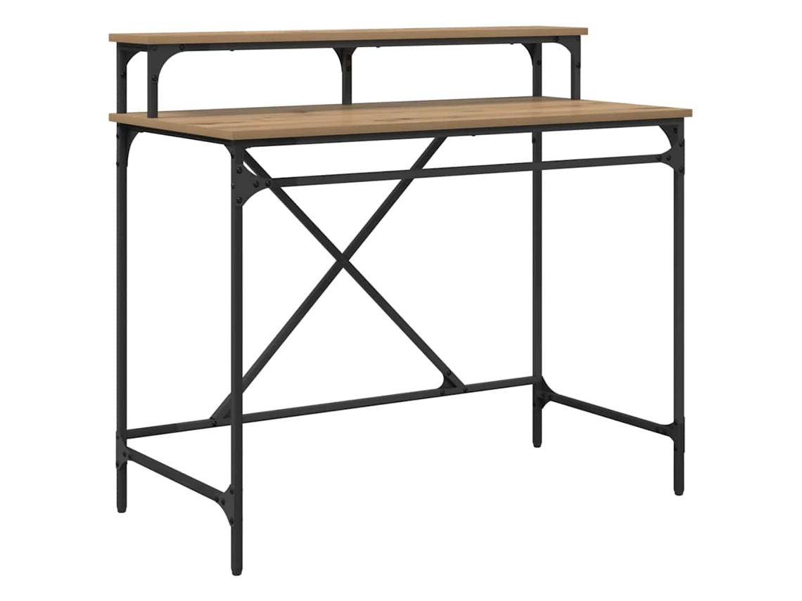Mesa | Escritorio secreter, Roble artesanal, 100 x 50 x 90 cm, Madera procesada