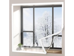 Lámina Aislante Transparente Para Ventanas, Kit De Aislamiento Ventanas Invierno, Kits Reutilizables, Alta ...