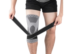 Rodillera de compresión con correas para aliviar el dolor de rodilla, talla M, DAWNPAVILL | DAWNPAVILL
