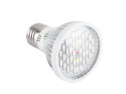 JILLIOPER Lámpara de cultivo full spectrum con 40 LED E27 para plantas interiores y invernaderos