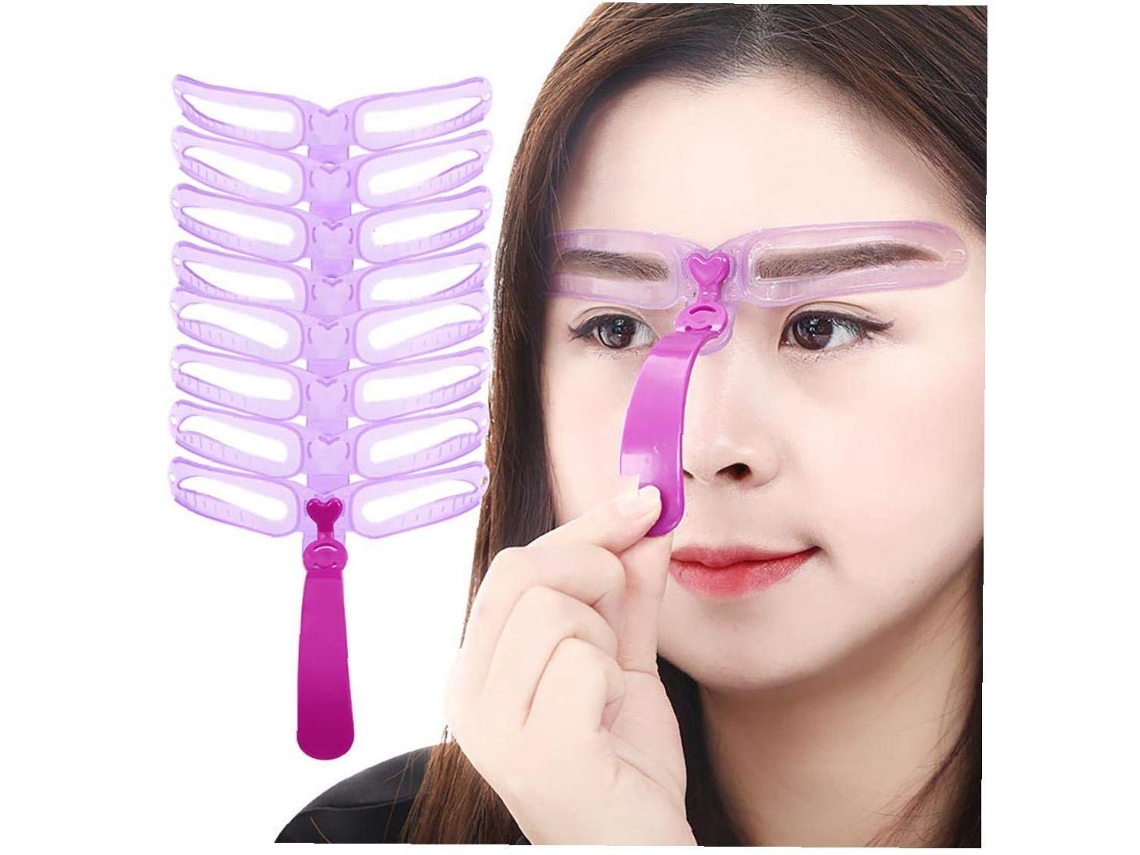 Molde Profesional Ajustable para Cejas, Kit de Plantillas Portátil para Maquillaje, 1 Unidad KOFIHETY