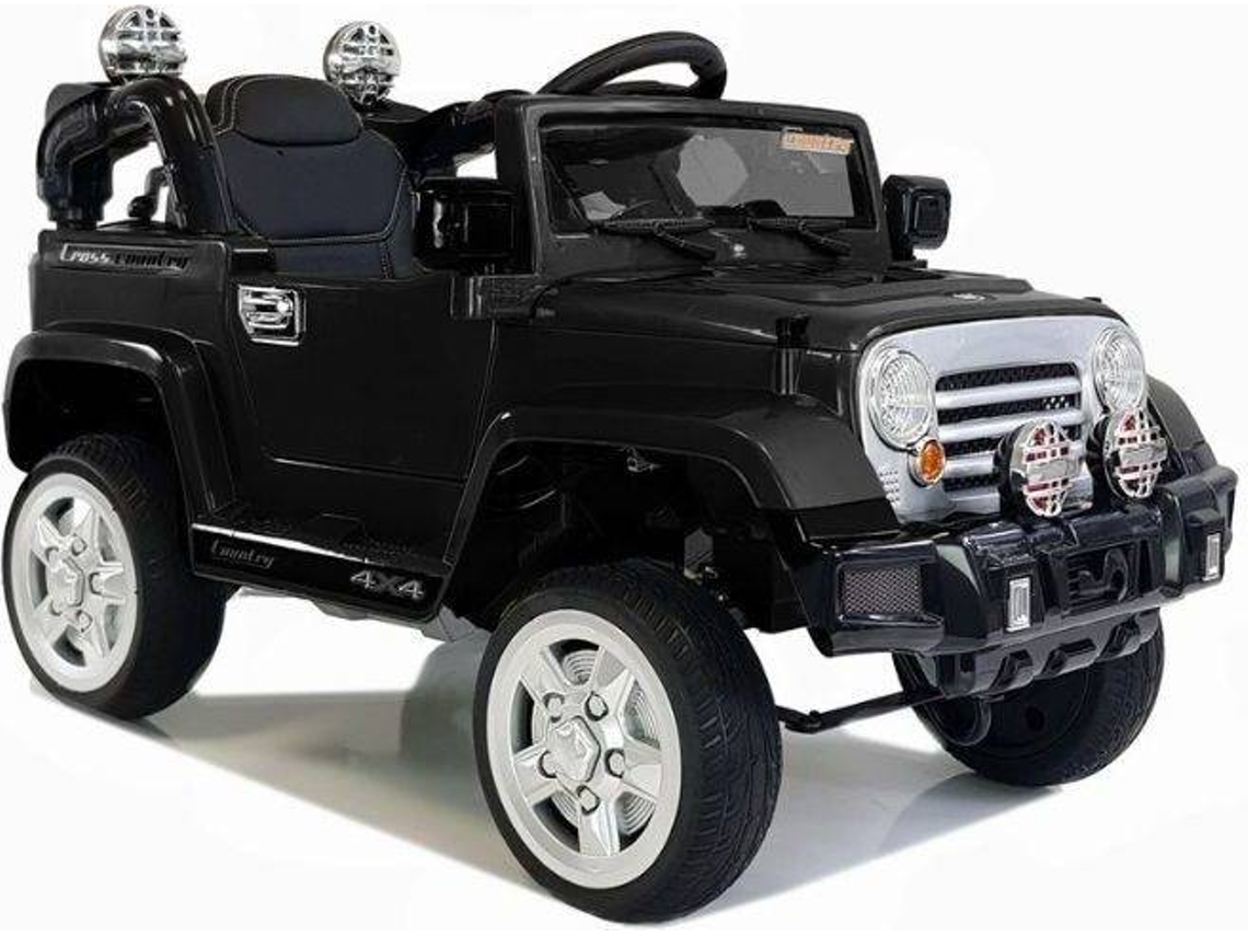 Coche Eléctrico JEEP JJ245 (Edad Minima: 3 - Negro)