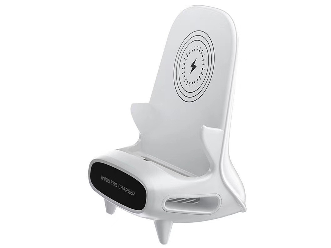 Cargador Inalámbrico 15w De Carga Rápida Para Todos Los Teléfonos, Soporte De Escritorio Para Ver Videos