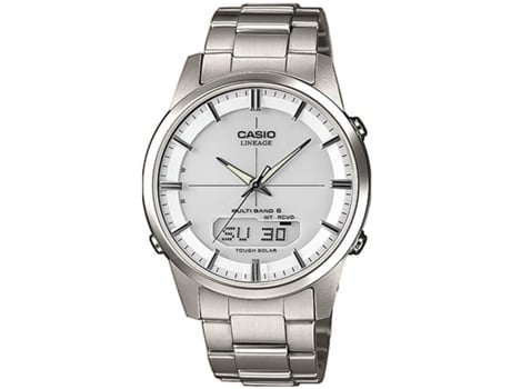Reloj para Hombre Plata Titanio Wave Ceptor Lcw-M170Td-7Aer CASIO