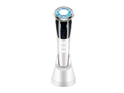 Masajeador Facial Calor Herramienta De Cuidado De La Piel Facial Hogar Spa Facial Arrugas Estiramiento De La Piel Masajeador Facial Portátil Blanco YEMAESRE