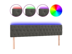 Cabecero LED gris oscuro MAISON EXCLUSIVE (180x7x78 cm)