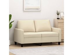 Sofá De 2 Plazas | Sofá De Salón | Sofá De Descanso De Tela Color Crema 120 Cm Wsd238350