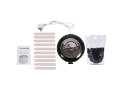 Kit De Depilación Con Calefactor De Cera Caliente Para Cuerpo Y Bikini Cera Chocolate