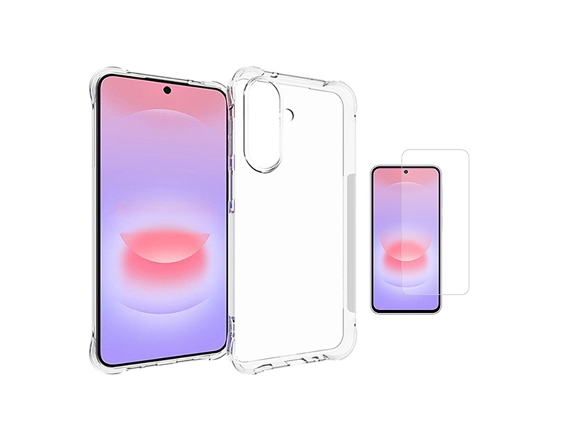 Kit De Funda Antigolpes Superprotect Película De Cristal Templado Clearglass Phonecare Para Samsung Galaxy A27 5g - Transparente