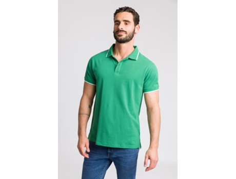 Polo de Hombre THROTTLEMAN Algodón Verde (2XL)