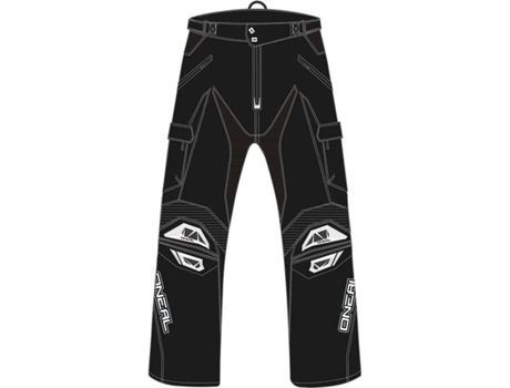 Pantalones para Hombre ONEAL Trail Negro para Motociclismo (32)