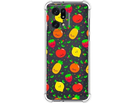 Carcasa para Oppo Find X5 Pro 5G TUMUNDOSMARTPHONE Dibujos Antigolpes Frutas 01 Multicolor