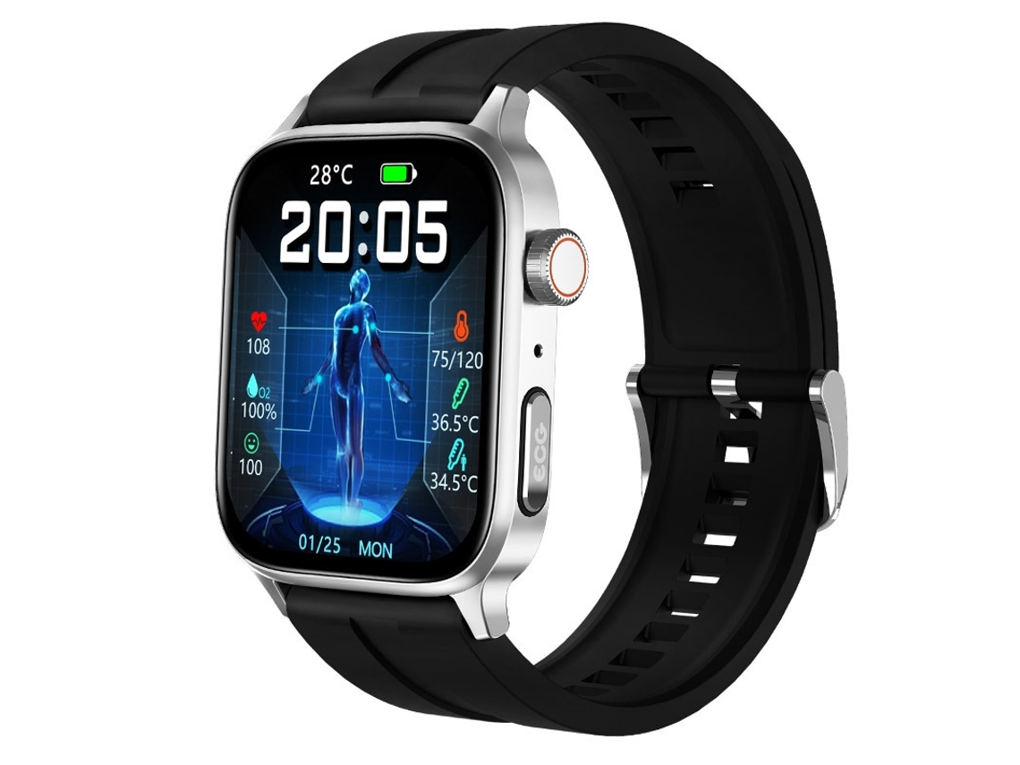 Reloj Inteligente Para Medir Frecuencia Cardíaca Plata NICECEE