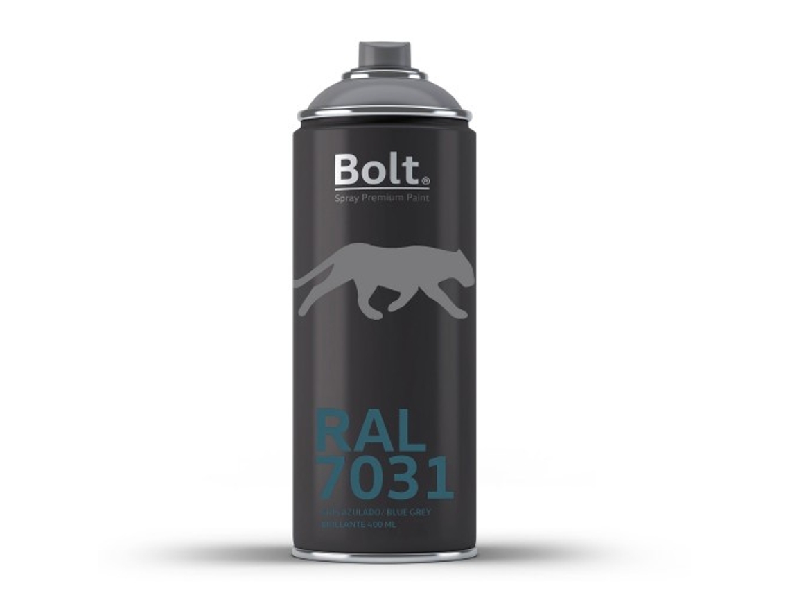 Spray Bolt Premium Acrilico Brillante Ral 400 Ml (Ral 7031 Gris Azulado)