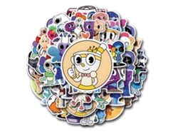 Paquete de pegatinas para adolescentes y niños: vinilos impermeables y resistentes a la decoloración, lindas calcomanías de anime para portátil.