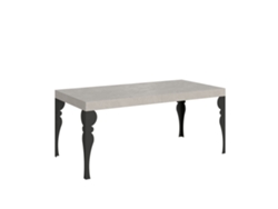 Mesa extensible Paxon Cashmere 200/304x90 cm con patas antracita Itamoby