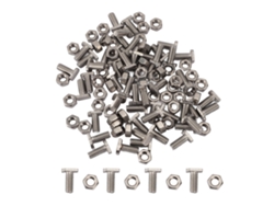 Juego De 50 Tornillos Y Tuercas De Acero Inoxidable Para Estufa, M6x14, Cabeza De Martillo, Para Exteriores Y Jardín.