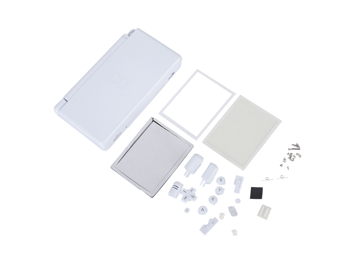 Kit De Reparación Completo Para La Carcasa Blanca De Nintendo Ds Lite