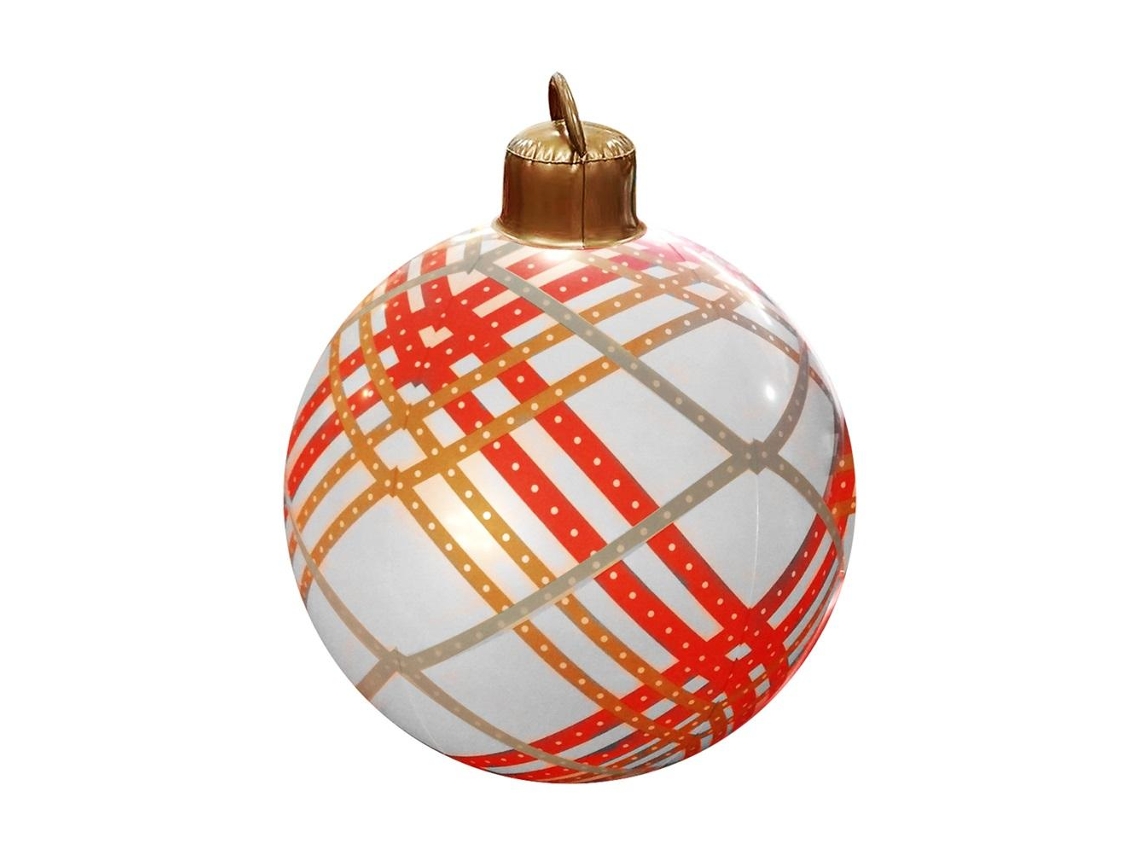 Bola De Navidad Inflable De Pvc, Adorno Decorativo Personalizado De 60 Cm Para Fiestas Navideñas.