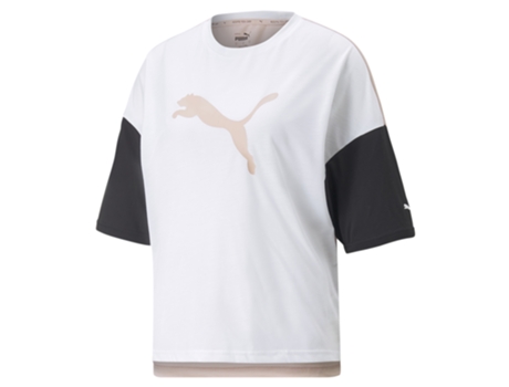 Camiseta para Mujer PUMA (XS - Multicolor)