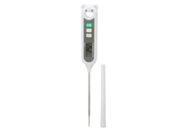 Termómetro Digital Para Carne Con Sonda Ht690, Pantalla Lcd, Medición Rápida, De -50 A 300 ℃, Resistente Al Agua, Abs.