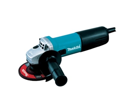 MAKITA 9557HNRX3 Miniamoladora 840W 115mm SAR Maletín metálico