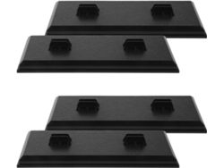 10 Bases Rectangulares Compactas Compatibles Con Maquetas Y Soportes De Exhibición.