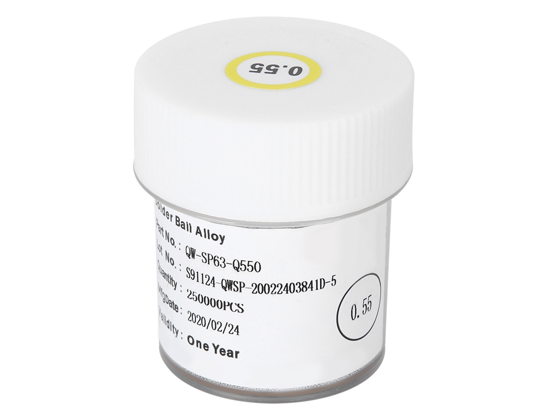 Bolas De Soldadura Para Reballing Bga De 0,55 Mm Y 250 Milésimas De Pulgada Para Reparación De Portátiles Y Teléfonos Móviles.