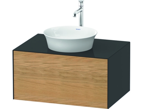 DURAVIT Tulip blanco, mueble de baño montado en la pared, ancho 800 x profundidad 550mm, con 1 extractor, con tecnología de punta, WT49750