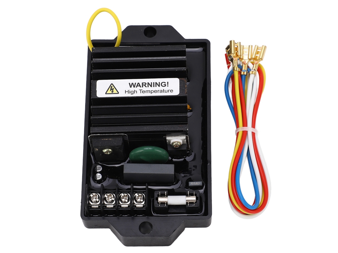 Regulador Automático de Tensão Veloriskku - Módulo AVR 20A para Gerador Diesel com Excitação sem Escovas 0-115V CC