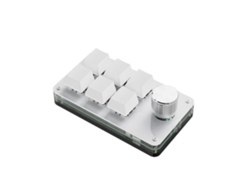 Teclado inalámbrico compatible con Bluetooth con botón de macro personalizado, teclado de 3 a 12 teclas Everley891