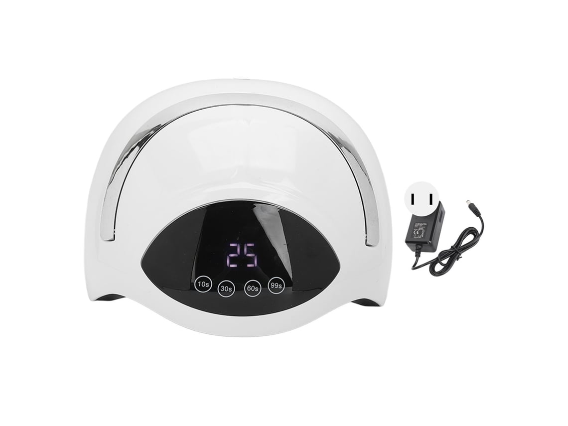 Lámpara UV de 180 W para curado de uñas con 60 chips de luz, sensor automático, pantalla táctil, 4 temporizadores, 100-240 V, enchufe estadounidense.