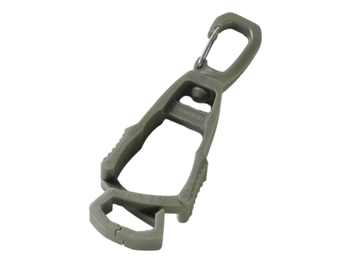 Clip Para Guantes Para Exteriores, Gancho Multiusos, Verde