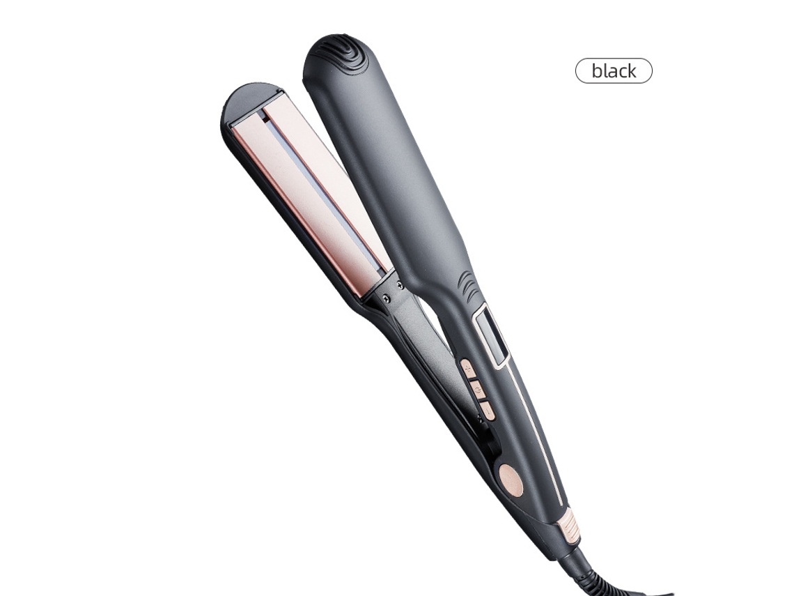 Plancha Y Rizador De Pelo Infrarrojo (negro, Estándar Europeo) (doble Uso)