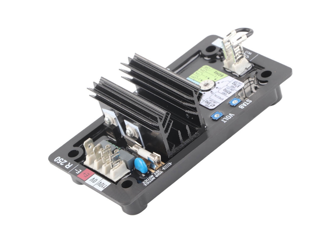 Regulador Automático De Voltaje Avr R250 Para Sistemas De Generación De Energía Diésel Sin Escobillas.