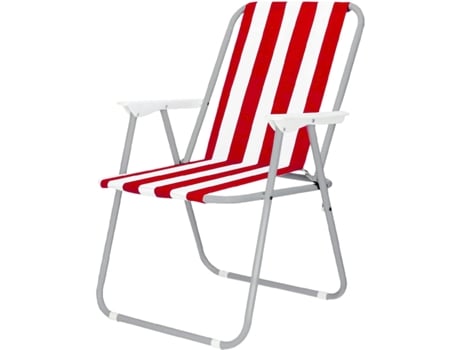 Silla De Playa Plegable Tumbona Portátil Para Ocio Al Aire Libre 74X52X38Cm Rojo SELEOK