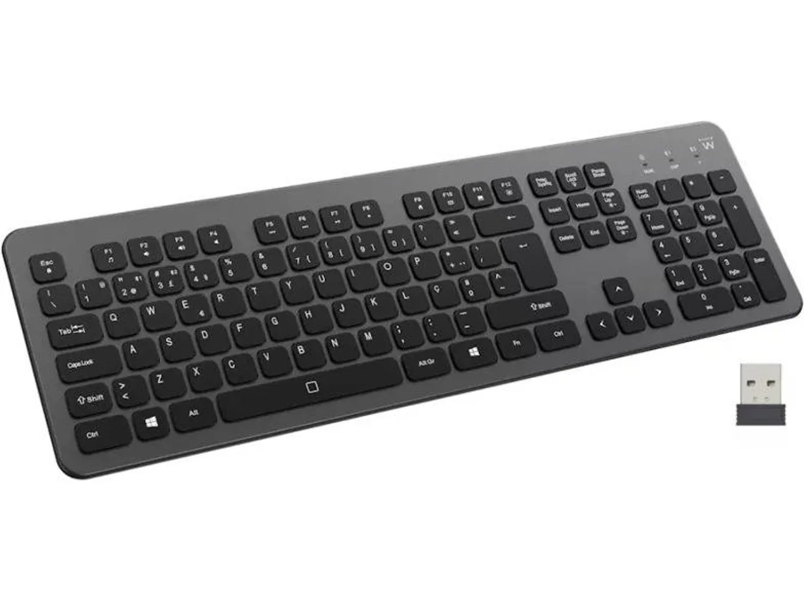 Teclado Wireless Retroiluminado - diseño PT  