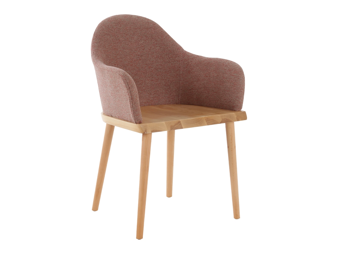 Silla PÄRUMM Beksand Linen 57x54x82 cm Madera de Fresno Beige