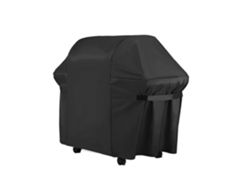 Protector De Parrilla 147x61x122cm De Tela Oxford 420d Impermeable Resistente Uv Con Correas De Sujeción Y Cordón Ajustable